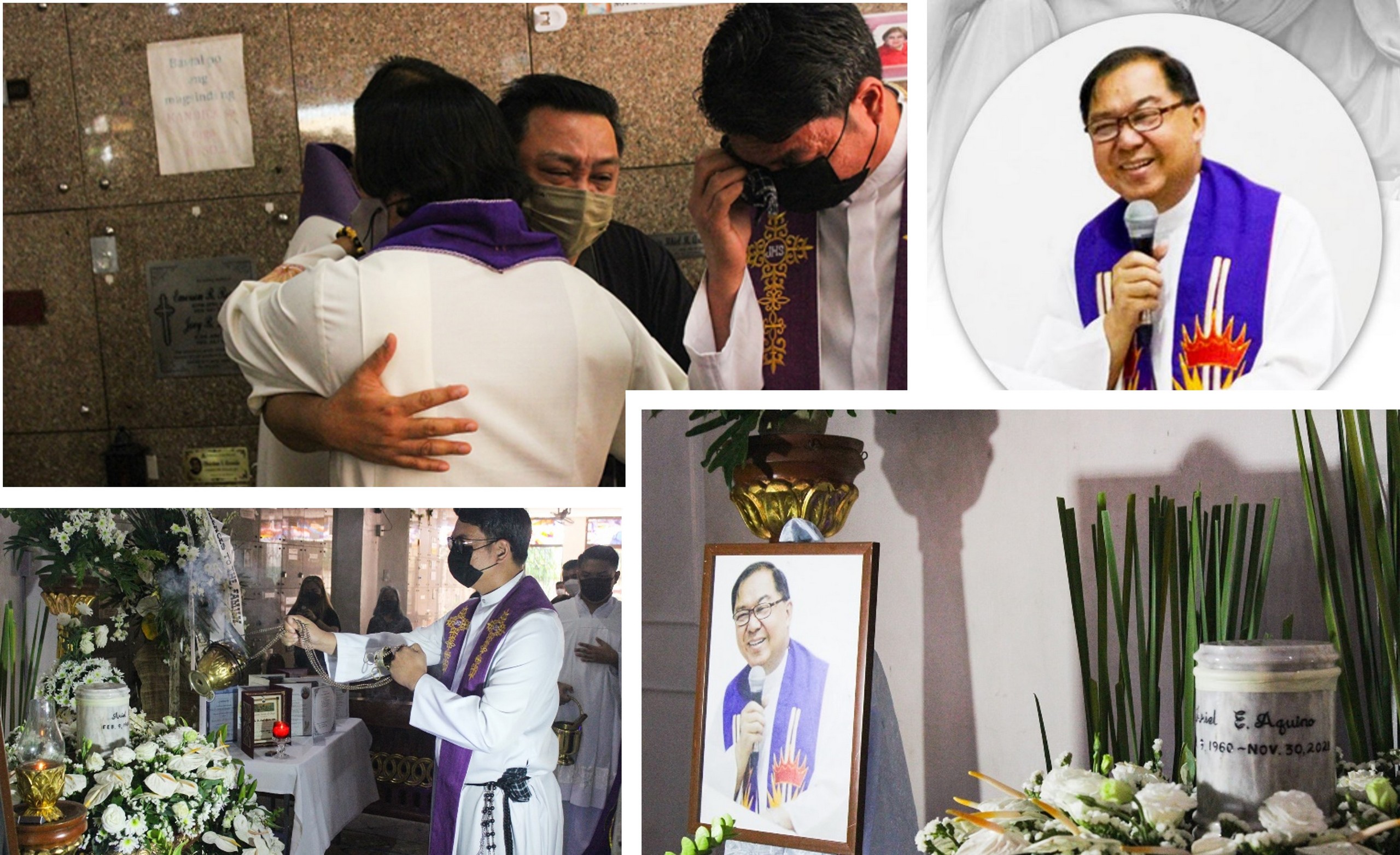 Via con Dios Padre Ariel: Death and Burial of Fr. Ariel Aquino, SMM -  Montfort News - Montfort News